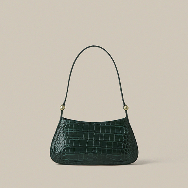 [SOLD OUT] ATERA BAG_CROCO GREEN